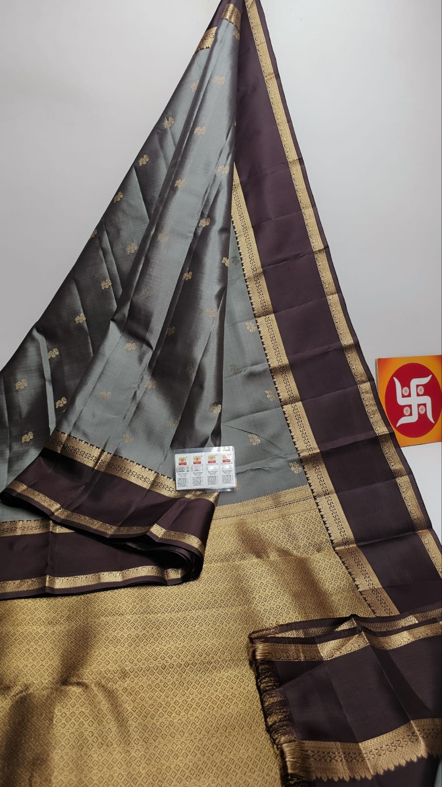 Pure Handloom Double Warp Kanchipuram Silks Saree
